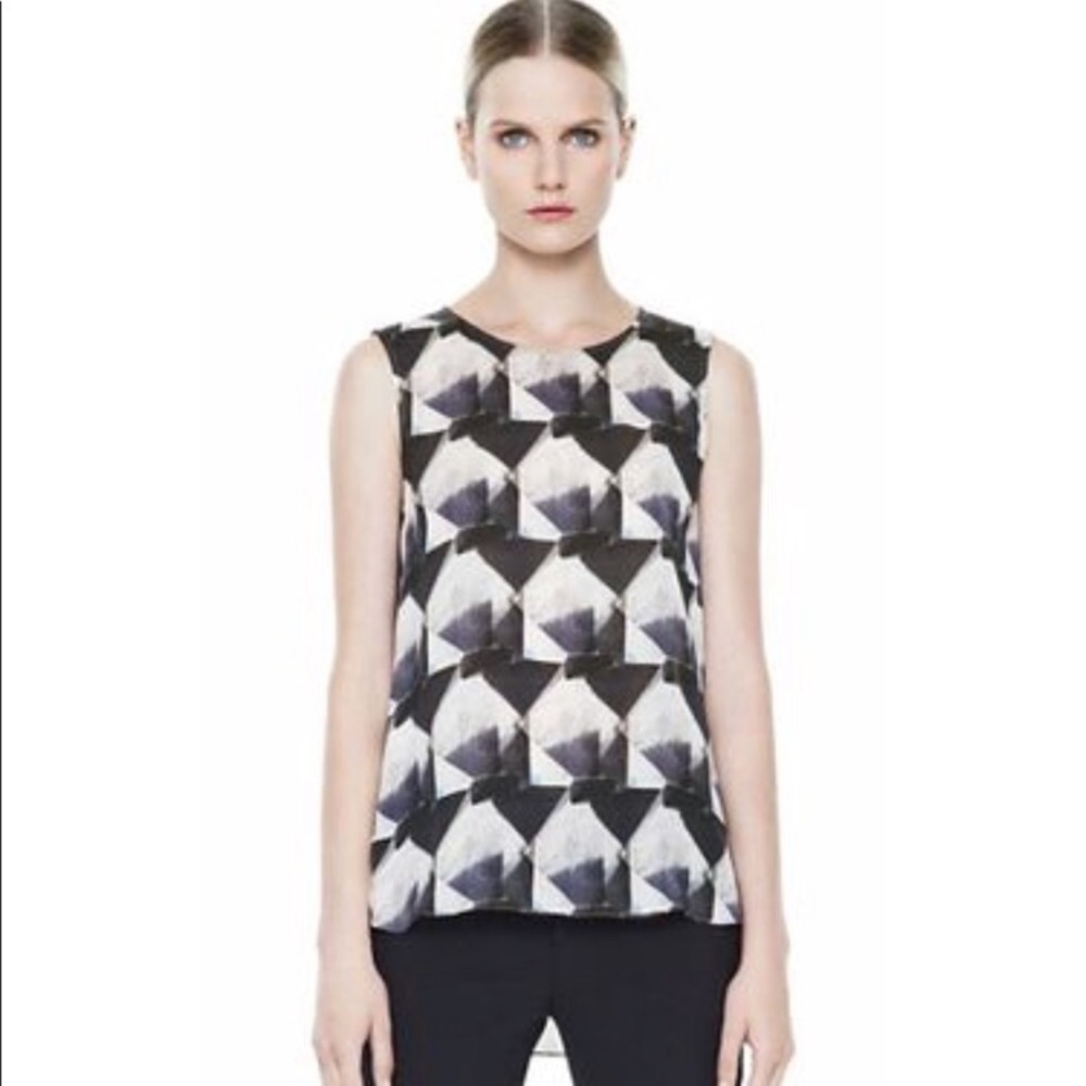 Theyskens’ Theory Bolin Irock Silk Top
